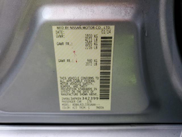 1N4AL3APXEN342399 Nissan ALTIMA 2.5