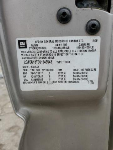 2GTEC13T861246543 GMC New Sierra C1500