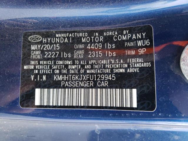 2015 HYUNDAI GENESIS CO - KMHHT6KJXFU129945