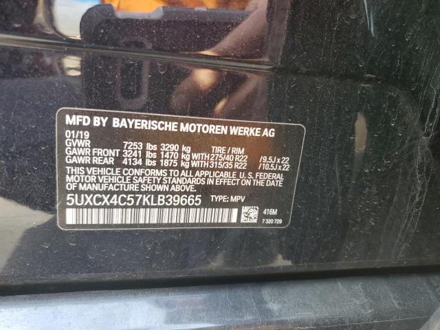2019 BMW X7 XDRIVE5 - 5UXCX4C57KLB39665