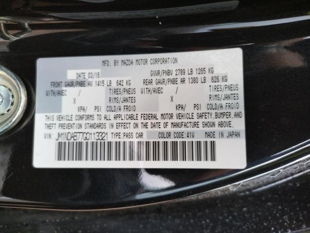 JM1NDAB77G0113321 Mazda Mx-5 Miata Sport