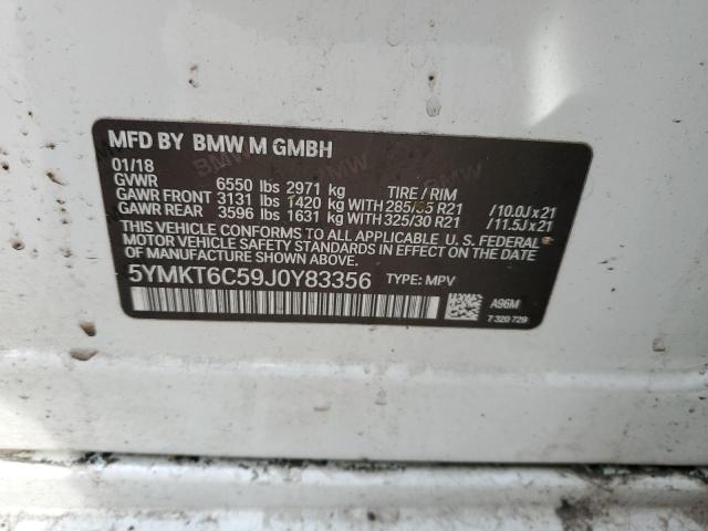 5YMKT6C59J0Y83356 2018 BMW X5, photo no. 12