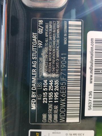 WDDWK6EB5JF719041 Mercedes-Benz C 43 4matic Amg