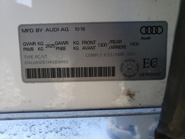 2017 AUDI A8 QUATTRO - WAUJ4AFD1HN009455