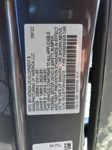 2022 ACURA TLX TYPE S - 19UUB7F04NA002218