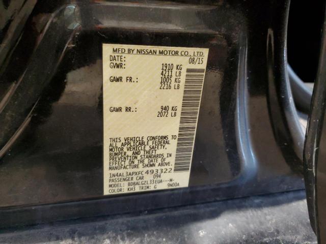 2015 NISSAN ALTIMA 2.5 - 1N4AL3APXFC493322