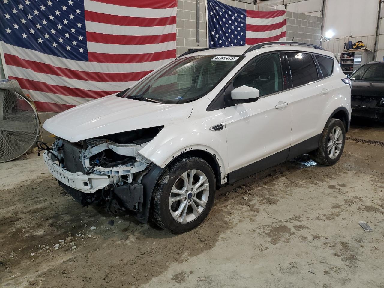 2018 Ford Escape Sel VIN: 1FMCU0HD9JUA55450 Lot: 45942473