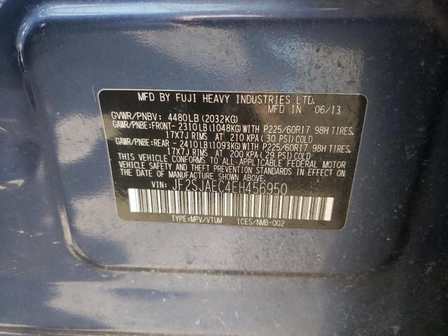 JF2SJAEC4EH456950 Subaru Forester 2.5i Premium