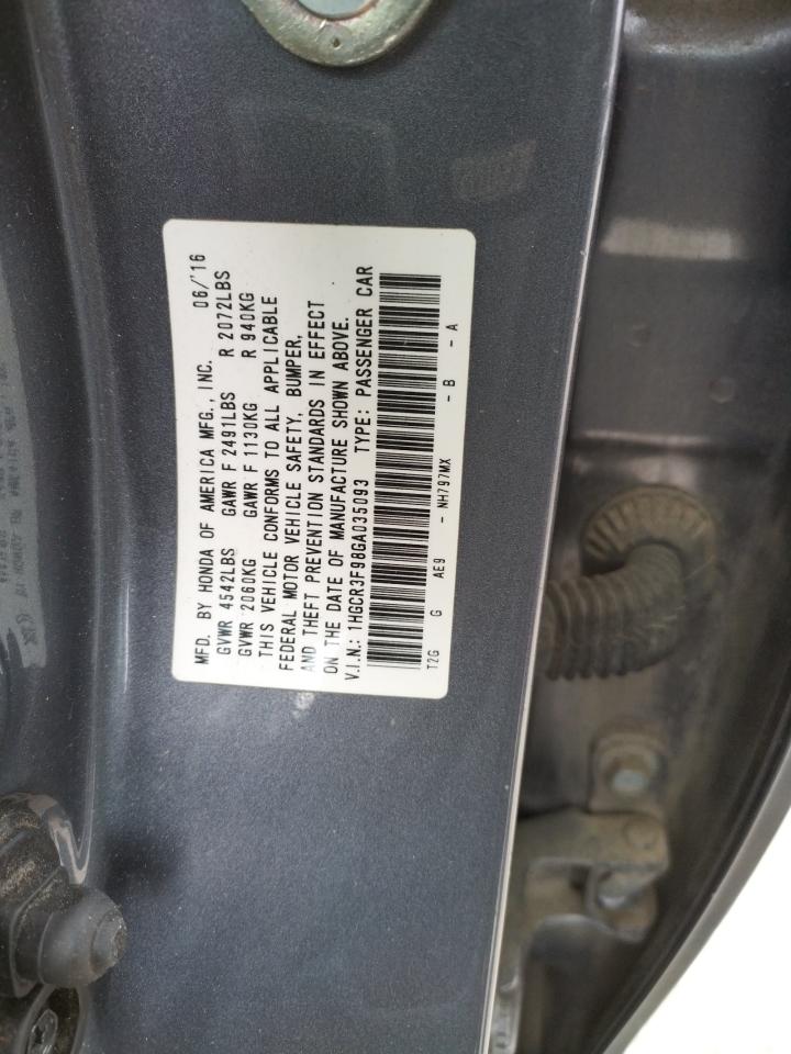 1HGCR3F98GA035093 2016 Honda Accord Touring