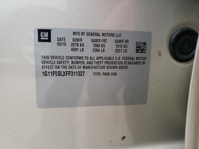 2015 CHEVROLET MALIBU LTZ - 1G11F5SLXFF311327