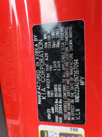 KNDJ23AU1N7167094 KIA SOUL LX