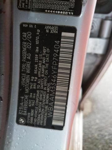 WBAAM3346YFP79404 BMW 323 I