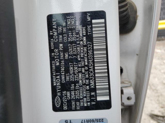 2017 HYUNDAI TUCSON LIM - KM8J3CA45HU396327