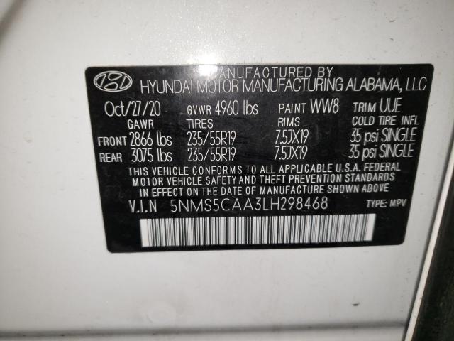 2020 HYUNDAI SANTA FE L - 5NMS5CAA3LH298468