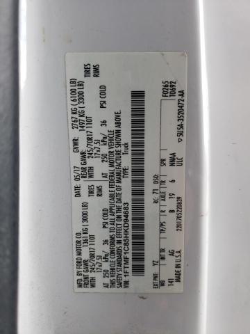 2017 FORD F150 - 1FTMF1C85HKD94683