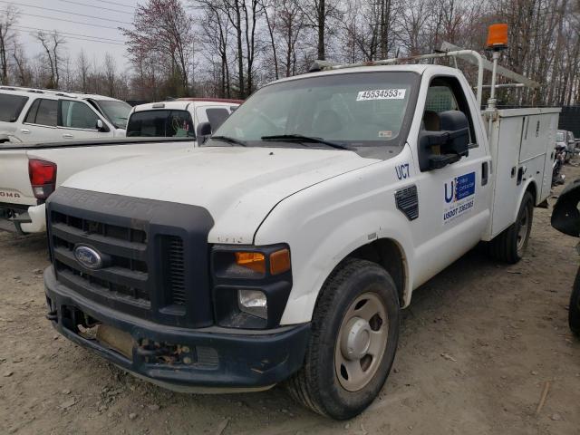 Salvage trucks for sale at Waldorf, MD auction: 2008 Ford F350 SRW Super Duty
