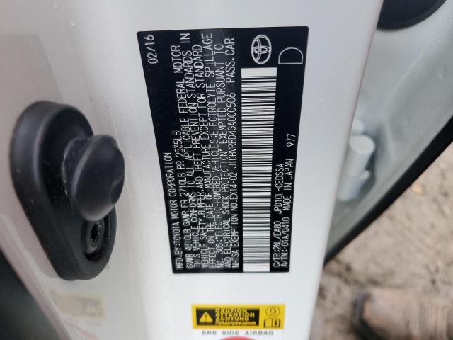 2016 TOYOTA MIRAI - JTDBVRBD4GA000506