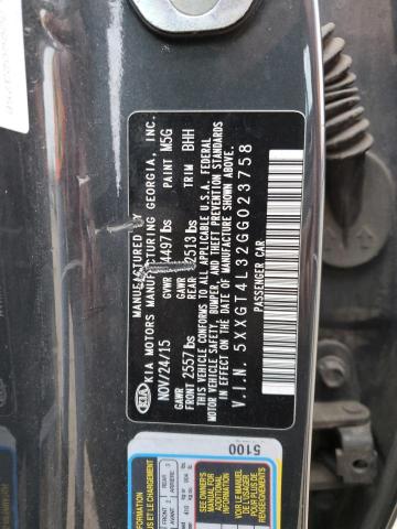 2016 Kia Optima Lx VIN: 5XXGT4L32GG023758 Lot: 45513773