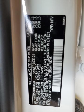 2021 VOLVO XC60 YV4102DM9M1824878