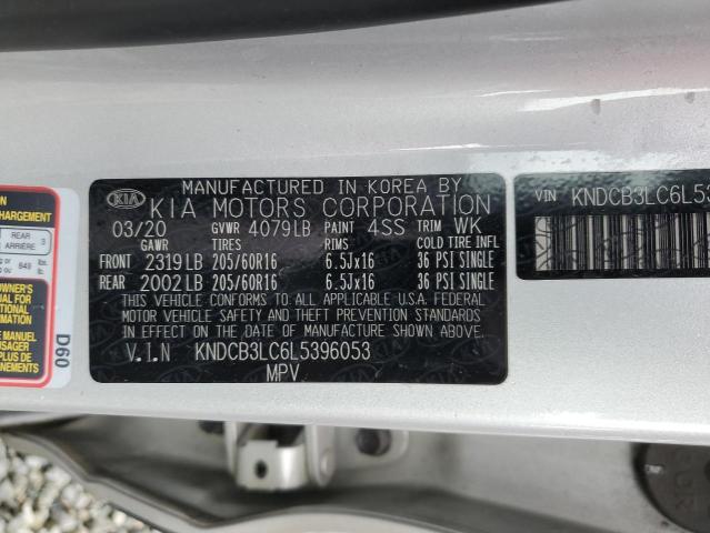 KNDCB3LC6L5396053 KIA NIRO LX