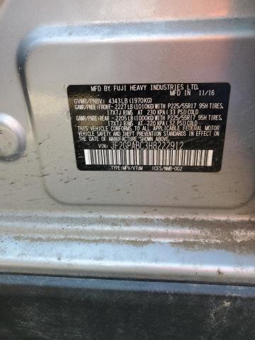 JF2GPABC3H8222912 Subaru Crosstrek Premium
