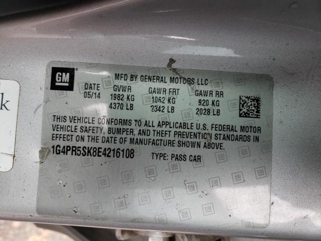 1G4PR5SK8E4216108 Buick Verano Convenience