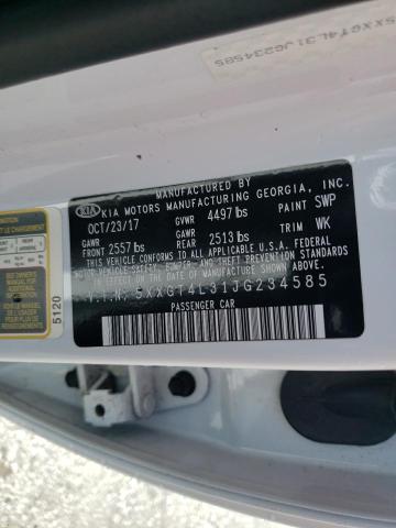 5XXGT4L31JG234585 KIA Optima Lx