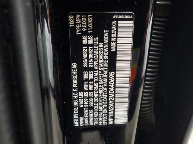 2021 PORSCHE CAYENNE CO - WP1BA2AY2MDA40695