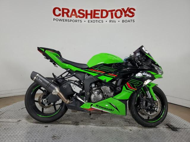 Salvage motorcycles for sale at Dallas, TX auction: 2023 Kawasaki ZX636 K