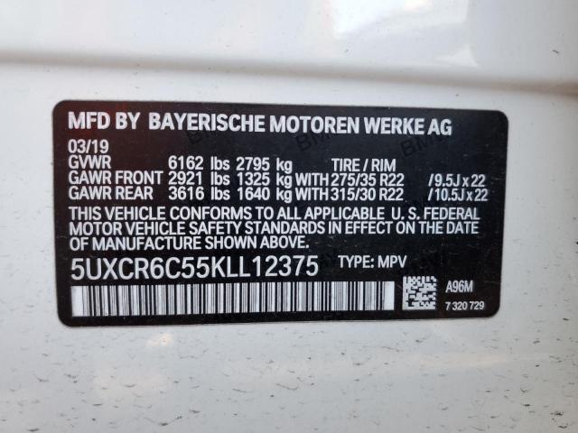 5UXCR6C55KLL12375 BMW X5 Xdrive40i