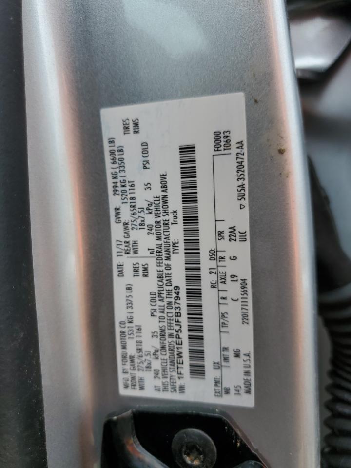 1FTEW1EP5JFB37949 FORD F-150 2018