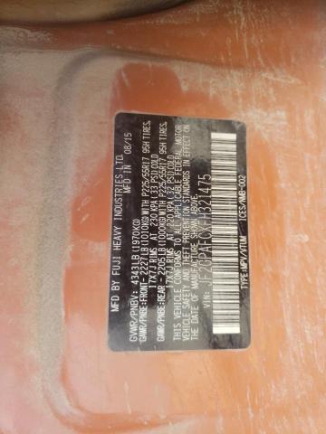JF2GPAFCXFH321475 Subaru Xv Crosstrek 2.0 Premium