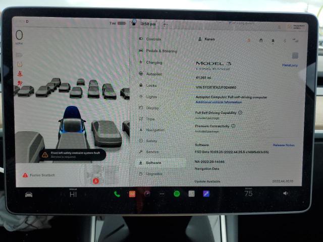 5YJ3E1EA2JF024860 Tesla MODEL 3