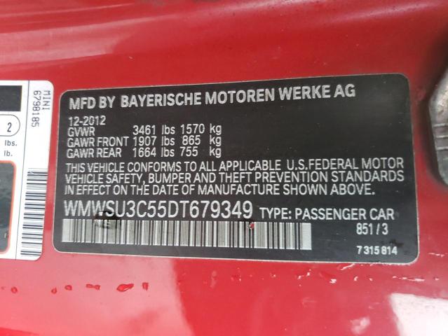 WMWSU3C55DT679349 Mini Cooper