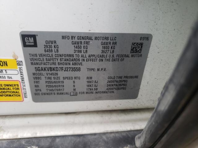 5GAKVBKD7FJ273558 Buick Enclave