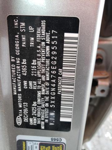 5XXGN4A76EG295517 KIA OPTIMA EX