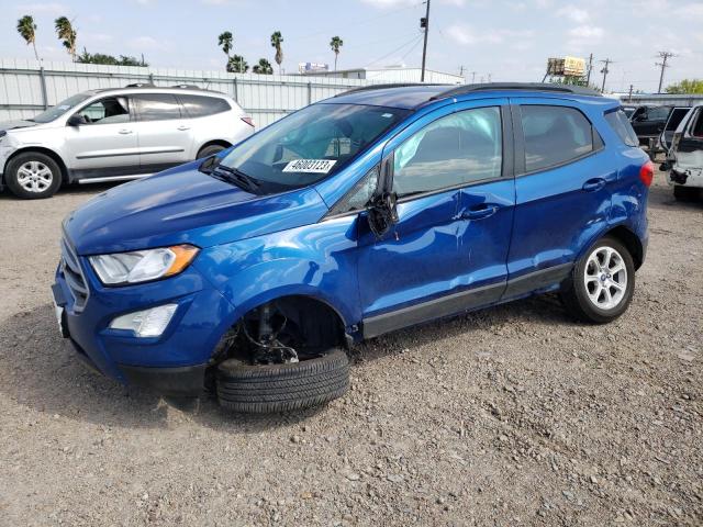 Salvage cars for sale from Copart Mercedes, TX: 2021 Ford Ecosport SE