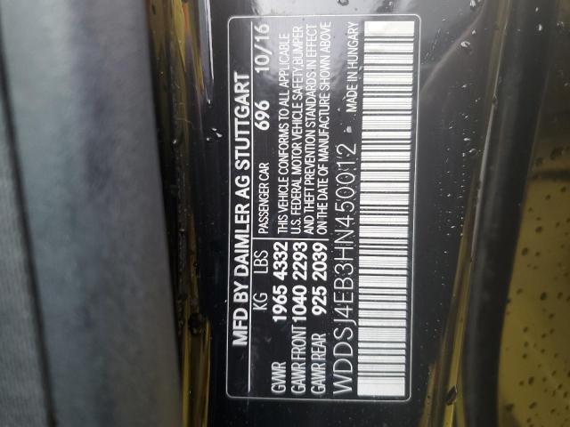 WDDSJ4EB3HN450012 Mercedes-Benz CLA 250