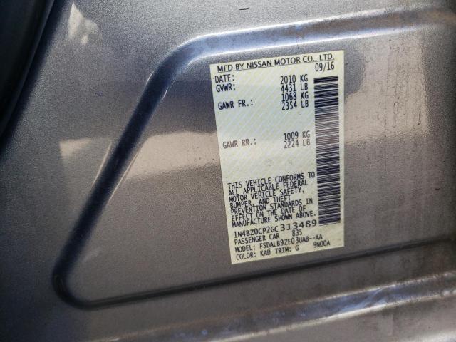 1N4BZ0CP2GC313489 Nissan LEAF SV