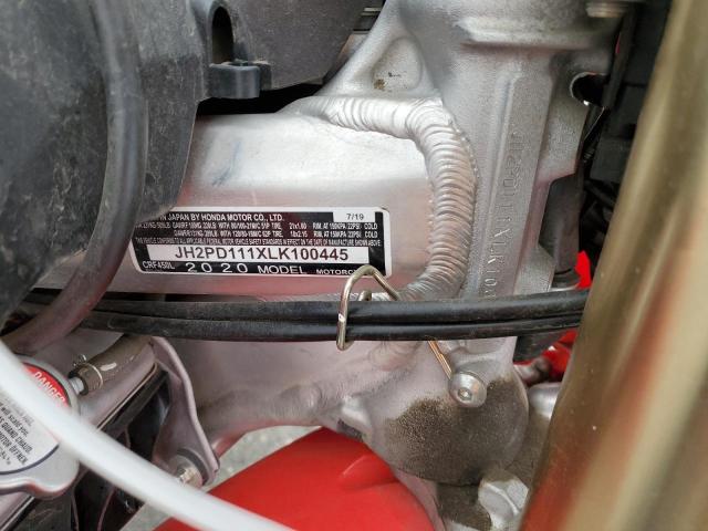 2020 HONDA CRF450 L JH2PD111XLK100445
