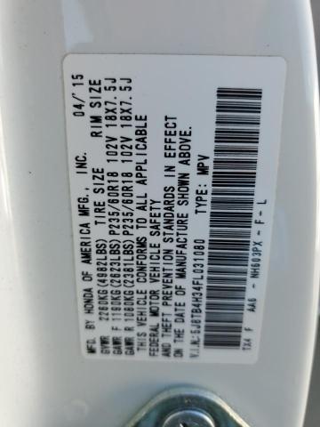 5J8TB4H34FL031080 Acura RDX