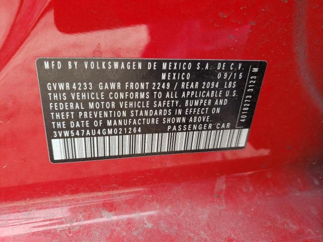 2016 VOLKSWAGEN GTI S/SE - 3VW547AU4GM021264