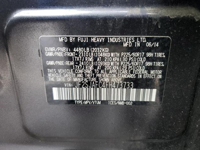 2015 SUBARU FORESTER 2 - JF2SJAFC4FH473733