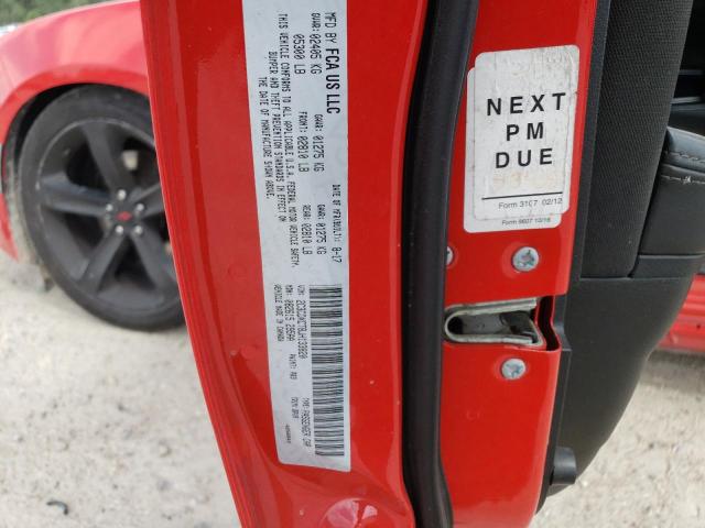 2C3CDXCT8JH133820 Dodge CHARGER R/T