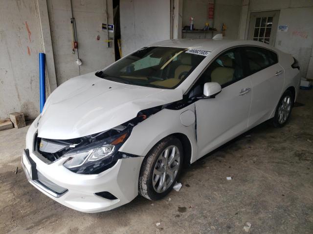 Salvage cars for sale from Copart Madisonville, TN: 2017 Chevrolet Volt Premier