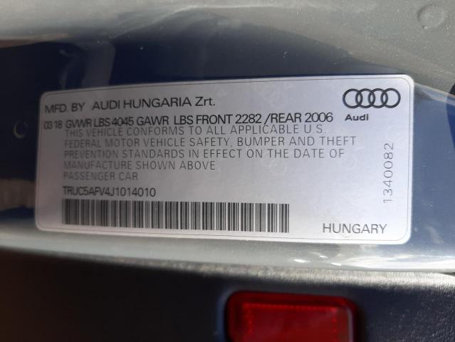 2018 AUDI TT - TRUC5AFV4J1014010