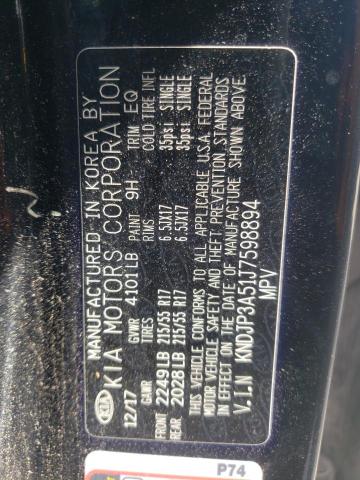 KNDJP3A51J7598894 KIA SOUL +