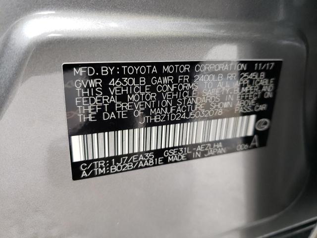 2018 LEXUS IS 350 - JTHBZ1D24J5032078