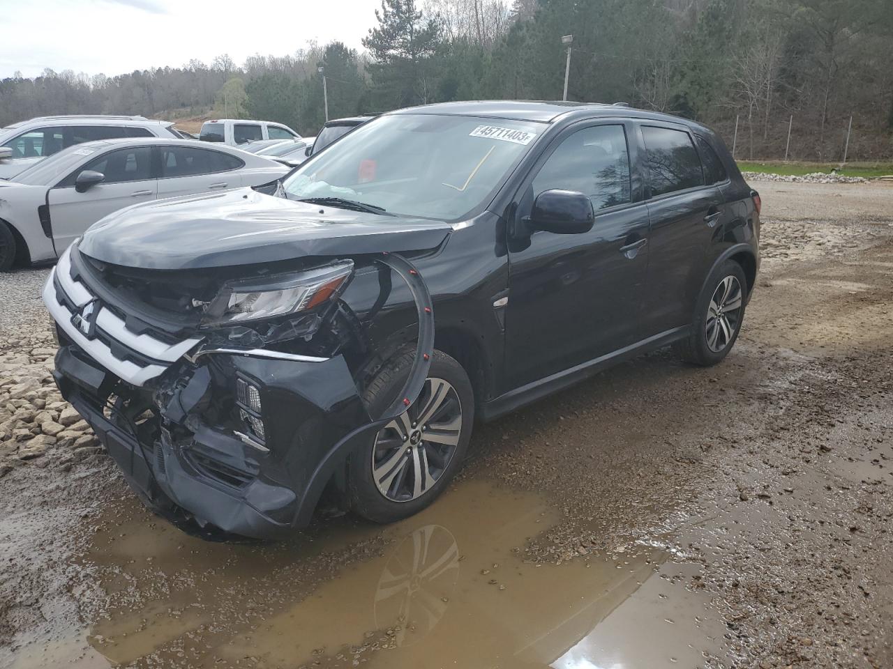 2021 Mitsubishi Outlander Sport Es vin: JA4APUAU6MU023882