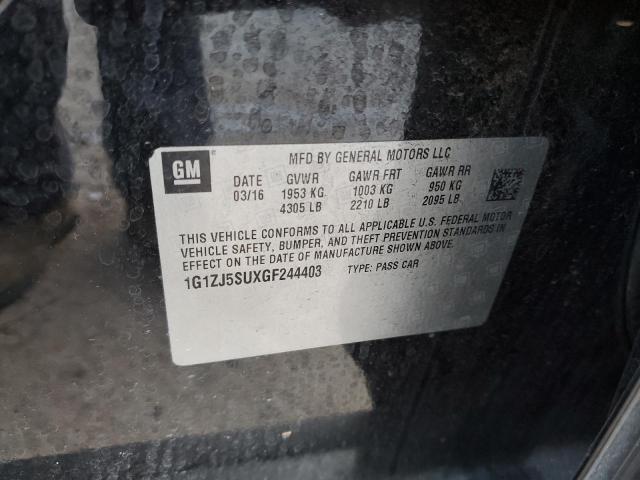 2016 CHEVROLET MALIBU HYB - 1G1ZJ5SUXGF244403